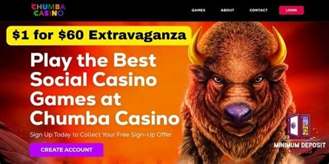 Chumba Casino $1 for $60 .